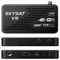 TV BOX Digital Satellite Receiver Android SKYSAT V9 1080P Full HD DVB-S2 MPEG4 Smart TV Box Media Player Android Set Top Box HD
