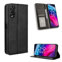 For TCL 50 SE Case Premium Leather Wallet Leather Flip Case For TCL 50 SE 50SE TCL50SE 4G Phone Case