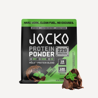Jocko MÖLK Whey Protein Powder with Probiotics - 22g Protein 1g Sugar 120 Calories Whey + Casein + E