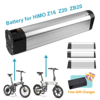 36V 48V Foldable Electric Bicycle Battery 10ah 12ah 13ah 14ah Replace Upgrade For HIMO Z16 Z20 ZB20 Folding Ebike Batteries