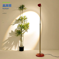 釣魚燈 落地燈 照明燈 氛圍燈 裝飾燈 【航空級鋁材】小紅帽落地燈客廳臥室沙發旁邊的氛圍燈高級感網紅拍照直播發絲燈 八折減免 特價出 可開發票【h2/17】