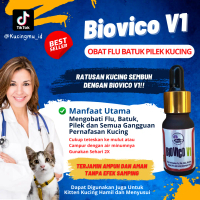 Biovico V1 obat flu batuk pilek demam bersin kucing dapat digunakan dari kitten semua kucing dewasa 