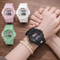 JAM TANGAN PRIA / WANITA TALI RUBBER DIGITAL JAM DIGITAL KARET LED