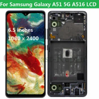 6.5'' oem A516 LCD Touch Screen Digitizer Assembly For Samsung Galaxy A51 5G LCD Display For Samsung Galaxy A516B A516F lcd