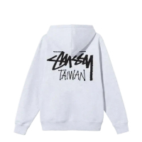 STUSSY STOCK TAIWAN HOODIE WHITE