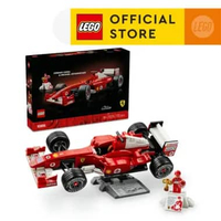 LEGO Icons 11375 Ferrari F2004 & Michael Schumacher (735 Pieces), Mainan Anak Laki-Laki, Mainan Mobi