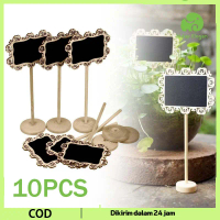 Papan Tulis Kapur Mini 10pcs Desain Berongga Papan Tulis Menu Cafe Pesan Papan Tulis Kecil Universal