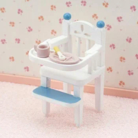 Sylvanian Families original accessories clothes baby dining chair set baby House simulation ornaments children play house toys
