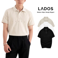 Áo polo cá sấu CVC cao cấp Thêu LADOS - 9212 - Form Regular Fit Sang Trọng, Lịch Lãm