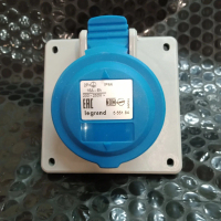 Panel Mounting socket 3pin 2P+E 16A Legrand