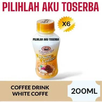Kopi Kapal Api ( Coffee Drink ) White Coffee Kemasan Botol - ( HARGA 6 BOTOL )