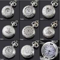 Retro Small Size Mix model Pocket Watch/Watch Necklace Fashion Jewelry Pendant Watch Necklace gift