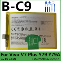 New Original 3225mAh B-C9 Battery for Vivo V7+ V7 Plus Y79 Y79A 1716 1850 Replacement Cell Phone Batteries