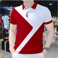 Red Teachers Uniform Polo Shirt for Men 3d Print Full Sublimation Short Sleeves Tops Can customized 