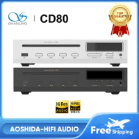 SHANLING CD80 USB MQA CD Player ES9219MQ DAC Chip Hi-Res Audio Phillips CD Drive Bluetooth 5.0 LTA8092 Amplifier