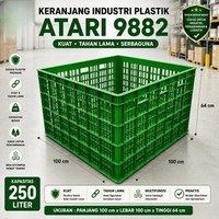 Container Box Industri 9882 Lr Roda / Kontainer Industri Roda