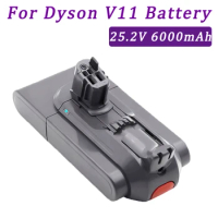 25.2V vacuum cleaner battery replacement, 6800mAh~1280mAh, suitable for  Dyson V11 series V11 fluffy V11 animal V11 alternative