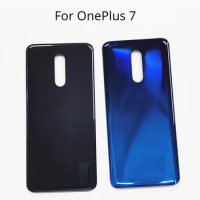 6.41" Glass Back Case For OnePlus 7 Battery Cover Back Rear Door 1+7 Housing Replacement Parts For Oneplus7 Back Housing