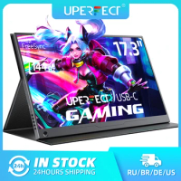 UPERFECT 17.3 Inch 144Hz Portable Gaming Display AMD FreeSync FHD 1080P HDR IPS Laptop Computer Monitor for Switch PS5 Steam Dec