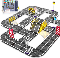 Mruikeny Magnetic Tiles Road Set Magnetic Blocks Building Toys For 3 Year Old Boys Girls Magnetic Co