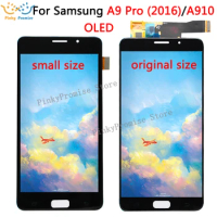 OLED For Samsung Galaxy A9 Pro 2016 SM-A9100, SM-A910F, A910F LCD Display Touch Screen Digitizer Assembly For Samsung A910 LCD