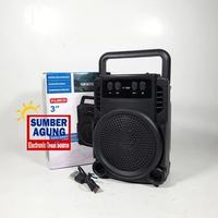 Speaker Bluetooth Portable Fleco F1360 3Inch Super Bass Mini Jernih