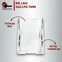 Rel Laci Gas LPG Kitchen Set INCLUDE Tatakan TWIN