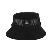 New Balance 漁夫帽 Lifestyle 黑 男女款 防曬 抗紫外線 遮陽 NB 透氣 網狀 工裝 LAH21101BK