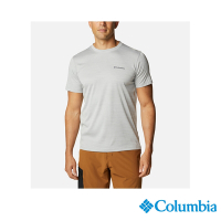 Columbia哥倫比亞 男款- Zero Rules 涼感快排防曬短袖上衣-花灰色  UAE60840HG/IS