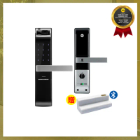 【Yale 耶魯】YDM-4109A 藍芽組合 手把式智能/電子鎖(指紋│密碼│藍芽│Wifi│鑰匙/送安裝)