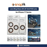 SNAPFIT Lens Camera Butiran iPhone 17 Pro Max 17 Pro 17 Air Lens Ring Glass AR+AF Anti FOG Anti-refl