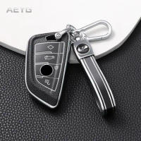 Leather Style Car Key Case Cover Shell For BMW E46 G20 G30 G11 F15 F16 G01 G02 F48 X1 X3 X5 X6 X7 1 3 5 6 7 Series Accessories
