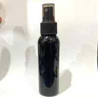 Botol 100 ml spray Full Hitam / Botol spray 100ml botol dan spray hitam