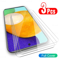 Protective Glass For Samsung Galaxy A52 A52s 5G 3PCS Tempered Glass For SamsunA52 A 52 52S 4G 6.5'' Full Cover Screen Protector