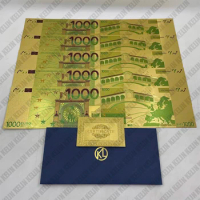 New Euro 1000 and1000000 Gold Banknotes for Business Gifts and Collection