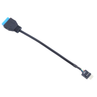 อะแดปเตอร์ USB 3.0 20Pin ตัวเมียเป็นเมนบอร์ด ตัวเมีย 9Pin เป็น USB 2.0 ตัวผู้ รองรับ USB 2.0 ถึง 3.0
