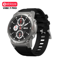 Zeblaze Vibe 7 Pro Smart Watch 1.43'' AMOLED Display BT Call Multiple Sports Mode Fitness Tracker Heart Rate Monitor Smartwatch