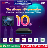 2024 EVPAD 10P Newest Global AI TV Set Top Box , 2GB, 32GB,64GB, 10S, EVPAD 6P, Hot Sell In Asia Korea, Japan and Australia,USA