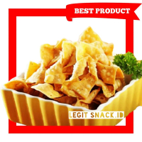 Keripik Pangsit Bawang / Kripik Kulit Pangsit Rasa Bawang