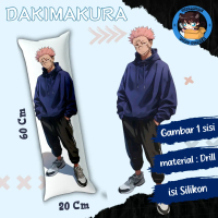 Dakimakura guling anime Sukuna Jujutsu Kaisen Versi 2 60cm x20cm