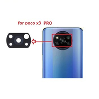 10Pcs Rear Back Camera Glass Lens For Xiaomi Poco M3 / Poco F3 5G / Poco X3 NFC F2 Pro F1 GT Adhesive Sticker Replacement Parts