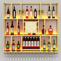 Aesthetic Cellar Wine Cabinets Free Shipping Shelf Drink Holder Wine Cabinets Living Room Mueble Para Vino House Accessories