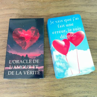 French Tarot Cards The Love Truth Oracle Affirmation Deck Divination Prophet Fortune Telling 52-cards 12x7cm