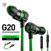 PLEXTONE G20 In-Ear earphones with Mic Noise Reduction Game Magnetic Adsorption Stereo music sport earphones PK Hammerhead Pro