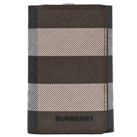 BURBERRY 8052799 金屬LOGO卡片鑰匙收納包.樺木棕