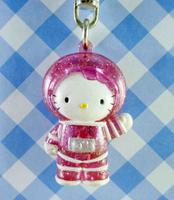 【震撼精品百貨】Hello Kitty 凱蒂貓 KITTY鎖圈-太空人 震撼日式精品百貨