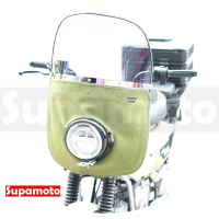 Supamoto 帆布擋風鏡—大(風鏡/通用/檔車/復古/暴走族/整流罩/族車/CT125/CB350/機車改裝)