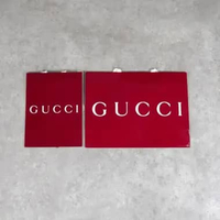 Tas PAPER BAG GUCCI RED 100% ORIGINAL Size M