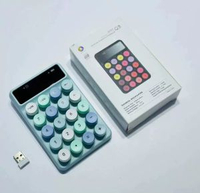 無線糖果色數字鍵盤2.4G迷你收銀會計辦公商務數字鍵盤
