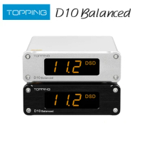 TOPPING D10 Balanced Decoder ES9038Q2M D10B USB DAC 384kHz DSD256 Analog/Digital Output Hi-Res USB Audio Decoder D10S